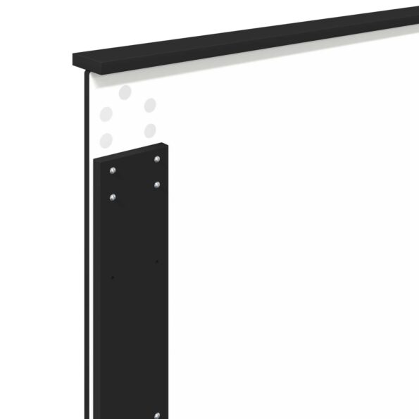 vidaXL Rám postele Čierna 75 x 190 cm Masívne borovicové drevo – Obrázok 11