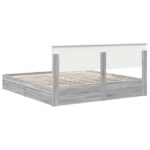 vidaXL Úložná posteľ Sivý Sonoma 180 x 200 cm Kompozitné drevo – Obrázok 10