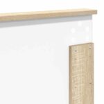 vidaXL Úložná posteľ Sonoma dub 160 x 200 cm Kompozitné drevo – Obrázok 12