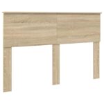 vidaXL Úložná posteľ Sonoma dub 140 x 200 cm Kompozitné drevo – Obrázok 7