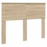 vidaXL Úložná posteľ Sonoma dub 135 x 190 cm Kompozitné drevo – Obrázok 7