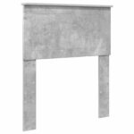 vidaXL Úložná posteľ Betónová šedá 75 x 190 cm Kompozitné drevo – Obrázok 7