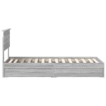 vidaXL Úložná posteľ Sivý Sonoma 75 x 190 cm Kompozitné drevo – Obrázok 9