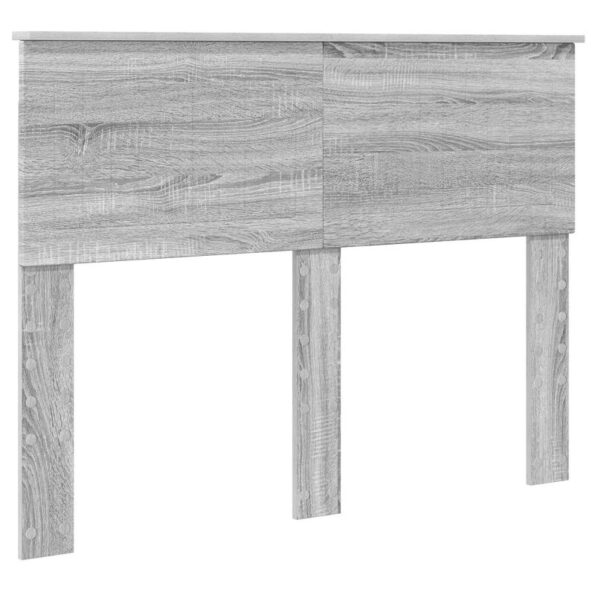 vidaXL Rám postele Sivý Sonoma 135 x 190 cm Kompozitné drevo – Obrázok 7