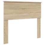 vidaXL Rám postele Sonoma dub 100 x 200 cm Kompozitné drevo – Obrázok 6