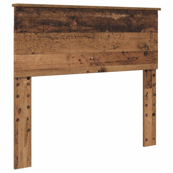 vidaXL Rám postele Staré drevo 100 x 200 cm Kompozitné drevo – Obrázok 6