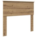 vidaXL Rám postele Remeselný dub 100 x 200 cm Kompozitné drevo – Obrázok 6