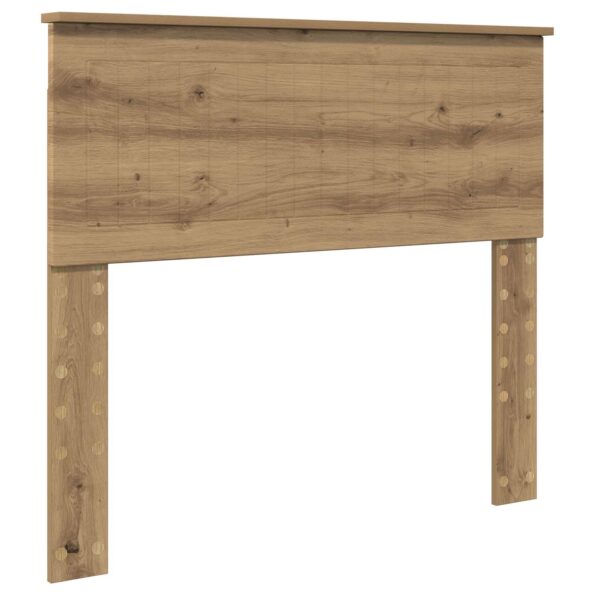 vidaXL Rám postele Remeselný dub 100 x 200 cm Kompozitné drevo – Obrázok 6