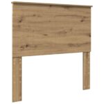 vidaXL Rám postele s čelnou doskou Remeselnícky dub 100 x 200 cm – Obrázok 6