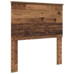 vidaXL Rám postele Staré drevo 90 x 200 cm Masívne borovicové drevo – Obrázok 6