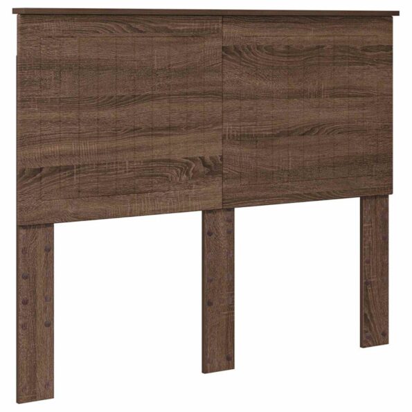 vidaXL Rám postele Hnedý dub 120 x 190 cm Inžinierske drevo – Obrázok 7