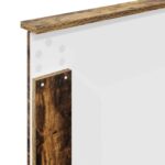 vidaXL Rám postele Dymová dub 90 x 200 cm Inžinierske drevo – Obrázok 12