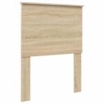 vidaXL Rám postele Sonoma dub 75 x 190 cm Inžinierske drevo – Obrázok 7