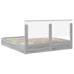 vidaXL Úložná posteľ Sivý Sonoma 180 x 200 cm Kompozitné drevo – Obrázok 10