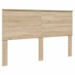 vidaXL Úložná posteľ Sonoma dub 160 x 200 cm Kompozitné drevo – Obrázok 7