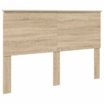 vidaXL Úložná posteľ Sonoma dub 150 x 200 cm Kompozitné drevo – Obrázok 7
