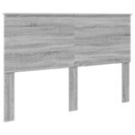 vidaXL Úložná posteľ Sivý Sonoma 150 x 200 cm Kompozitné drevo – Obrázok 7