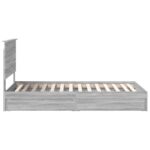 vidaXL Úložná posteľ Sivý Sonoma 100 x 200 cm Kompozitné drevo – Obrázok 9