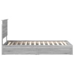 vidaXL Úložná posteľ Sivý Sonoma 90 x 190 cm Kompozitné drevo – Obrázok 9