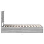 vidaXL Úložná posteľ Sivý Sonoma 75 x 190 cm Kompozitné drevo – Obrázok 9