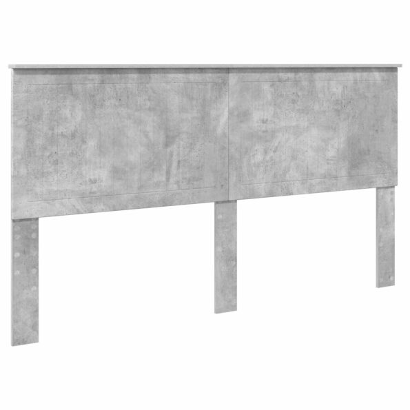vidaXL Rám postele Betónová šedá 180 x 200 cm Kompozitné drevo – Obrázok 7