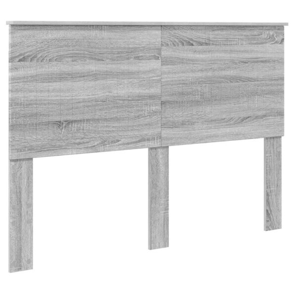 vidaXL Rám postele Sivý Sonoma 140 x 200 cm Kompozitné drevo – Obrázok 7