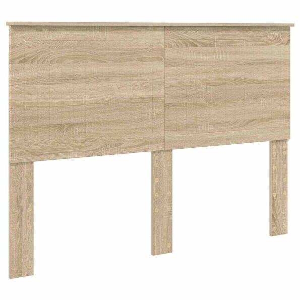 vidaXL Rám postele Sonoma dub 140 x 190 cm Kompozitné drevo – Obrázok 7