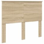 vidaXL Rám postele Sonoma dub 120 x 200 cm Kompozitné drevo – Obrázok 7