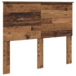 vidaXL Rám postele Staré drevo 120 x 190 cm Kompozitné drevo – Obrázok 7