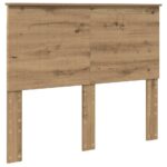 vidaXL Rám postele Remeselný dub 120 x 190 cm Kompozitné drevo – Obrázok 7