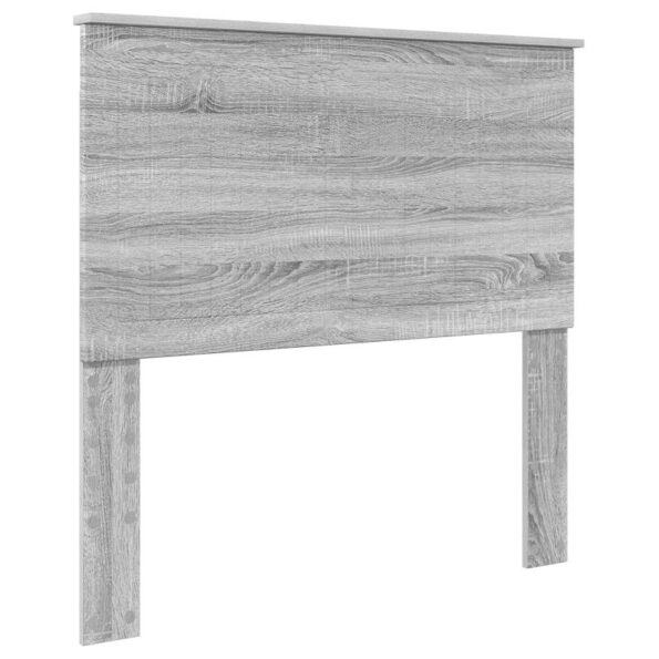 vidaXL Rám postele Sivý Sonoma 100 x 200 cm Kompozitné drevo – Obrázok 6