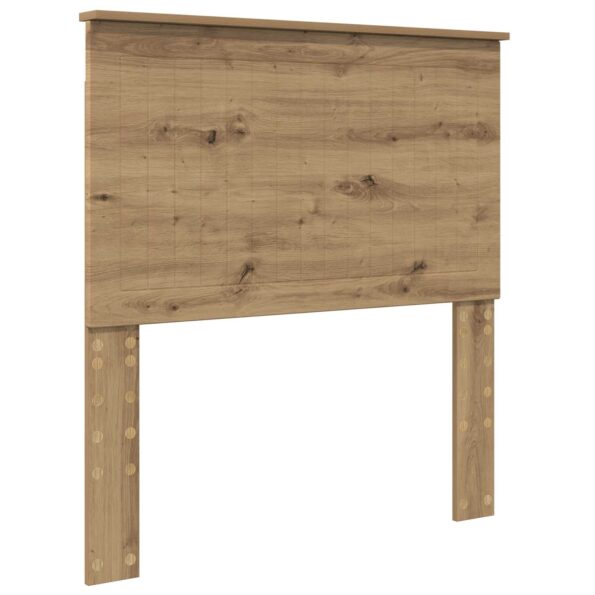 vidaXL Rám postele Remeselný dub 90 x 200 cm Kompozitné drevo – Obrázok 6