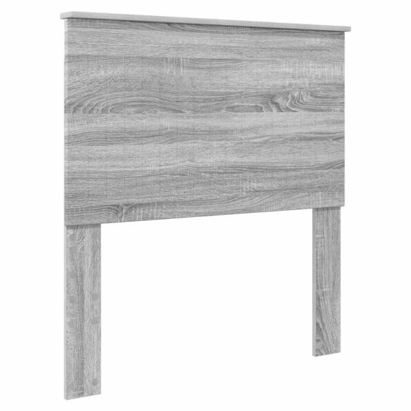 vidaXL Rám postele Sivý Sonoma 90 x 190 cm Kompozitné drevo – Obrázok 6