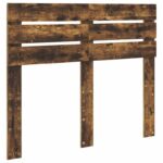vidaXL Rám postele Dymová dub 120 x 200 cm Inžinierske drevo – Obrázok 7