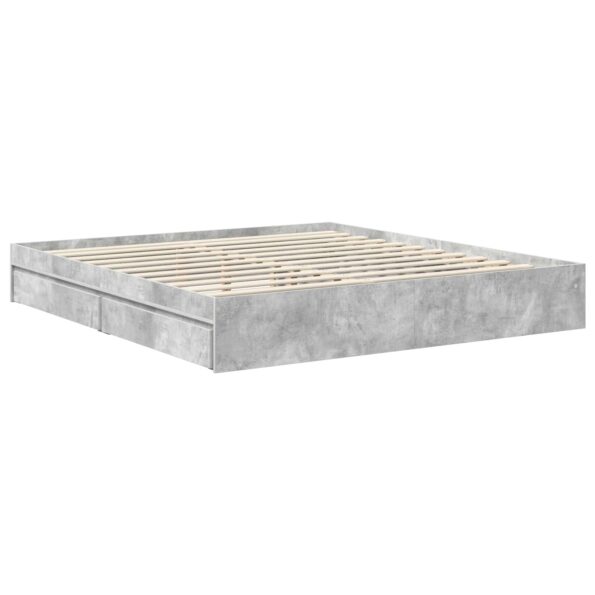 vidaXL Úložná posteľ Sonoma dub 180 x 200 cm Kompozitné drevo – Obrázok 6