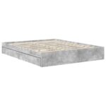 vidaXL Úložná posteľ Sonoma dub 160 x 200 cm Kompozitné drevo – Obrázok 6