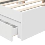 vidaXL Úložná posteľ Sivý Sonoma 160 x 200 cm Kompozitné drevo – Obrázok 11