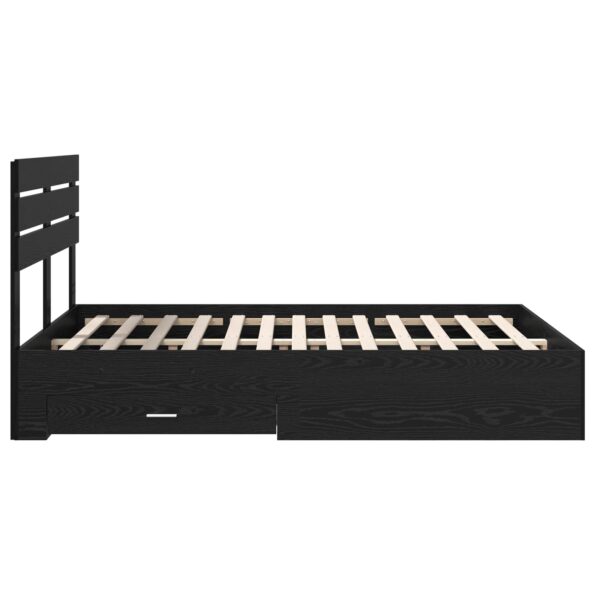 vidaXL Rám postele so zásuvkou s čelnou doskou Kompozitné drevo – Obrázok 9