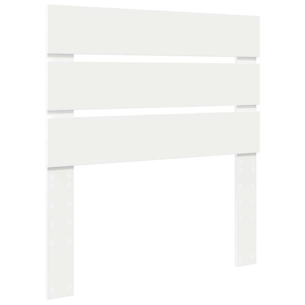 vidaXL Rám postele Biela 100 x 200 cm Masívne borovicové drevo – Obrázok 6