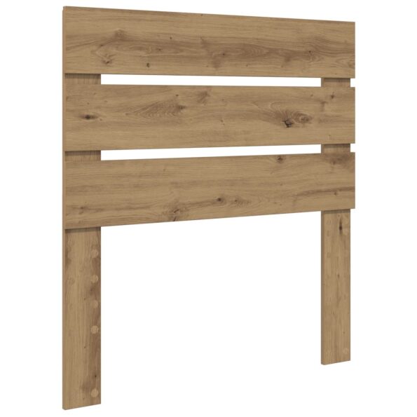 vidaXL Rám postele s čelnou doskou Remeselnícky dub 75 x 190 cm – Obrázok 6