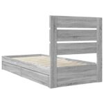 vidaXL Úložná posteľ Sivý Sonoma 100 x 200 cm Kompozitné drevo – Obrázok 10