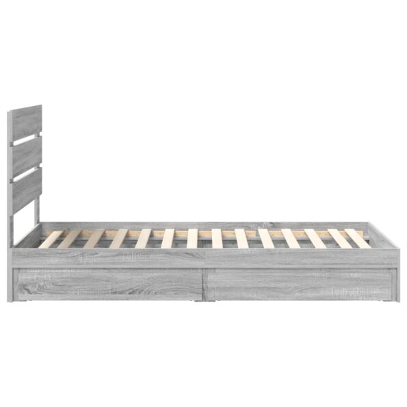 vidaXL Úložná posteľ Sivý Sonoma 90 x 200 cm Kompozitné drevo – Obrázok 9