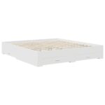 vidaXL Rám postele so zásuvkou Biela 180 x 200 cm Kompozitné drevo – Obrázok 6