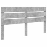 vidaXL Rám postele Betónová šedá 180 x 200 cm Kompozitné drevo – Obrázok 7