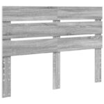 vidaXL Rám postele Sivý Sonoma 140 x 200 cm Kompozitné drevo – Obrázok 7