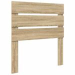 vidaXL Rám postele Sonoma dub 100 x 200 cm Kompozitné drevo – Obrázok 6