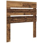 vidaXL Rám postele Staré drevo 100 x 200 cm Kompozitné drevo – Obrázok 6
