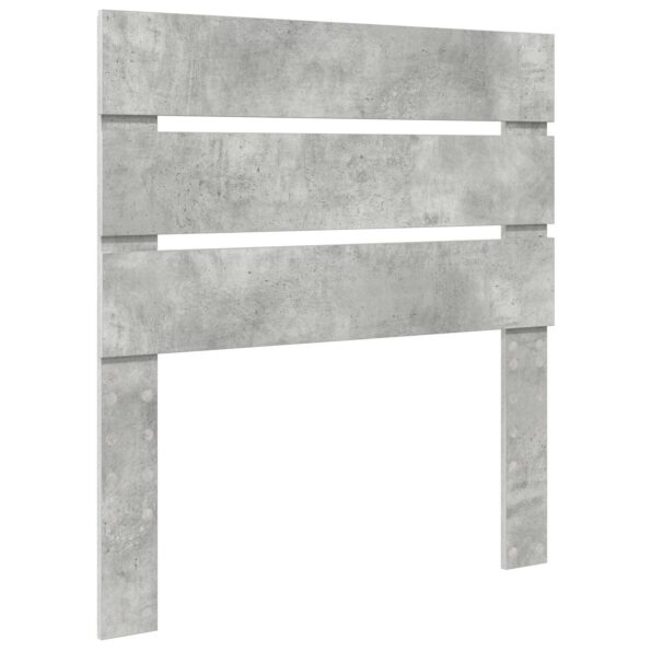 vidaXL Rám postele so zásuvkou Betónová sivá a striebro 70 x 190 cm – Obrázok 6