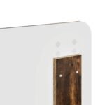 vidaXL Rám postele Dymová dub 140 x 200 cm Masívne borovicové drevo – Obrázok 11