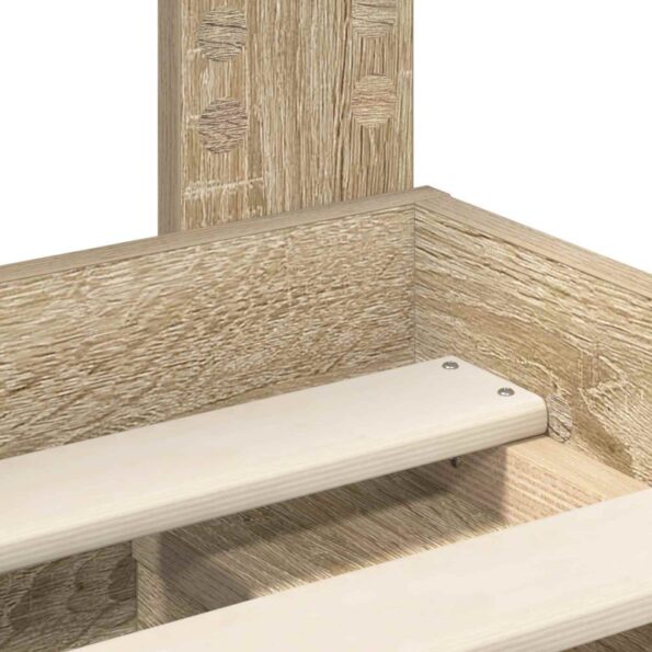 vidaXL Rám postele Sonoma 120 x 200 cm Masívne borovicové drevo – Obrázok 10